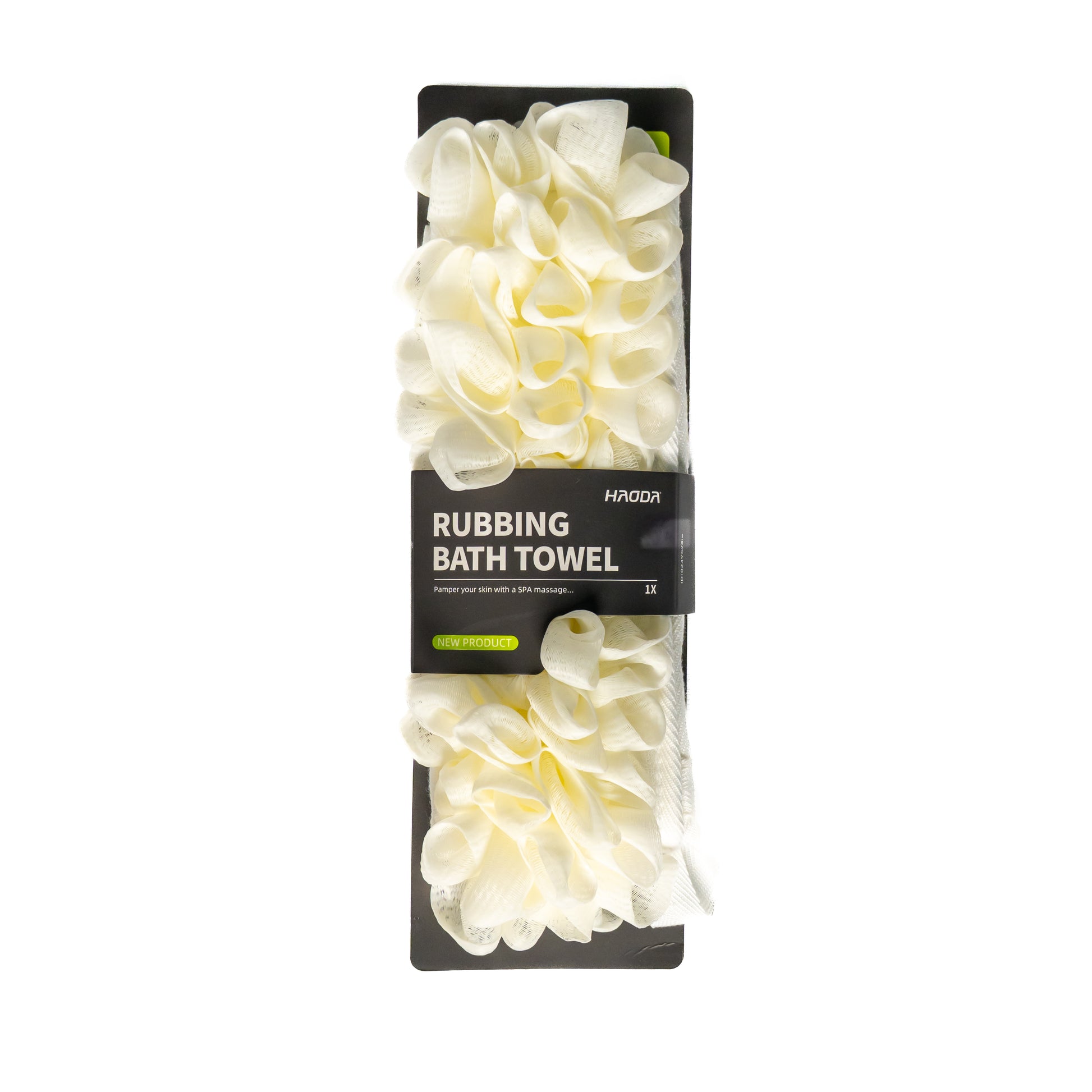 White glow loop neatly coiled in its package bundle.