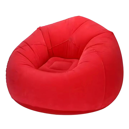 Inflatable air sofa in red