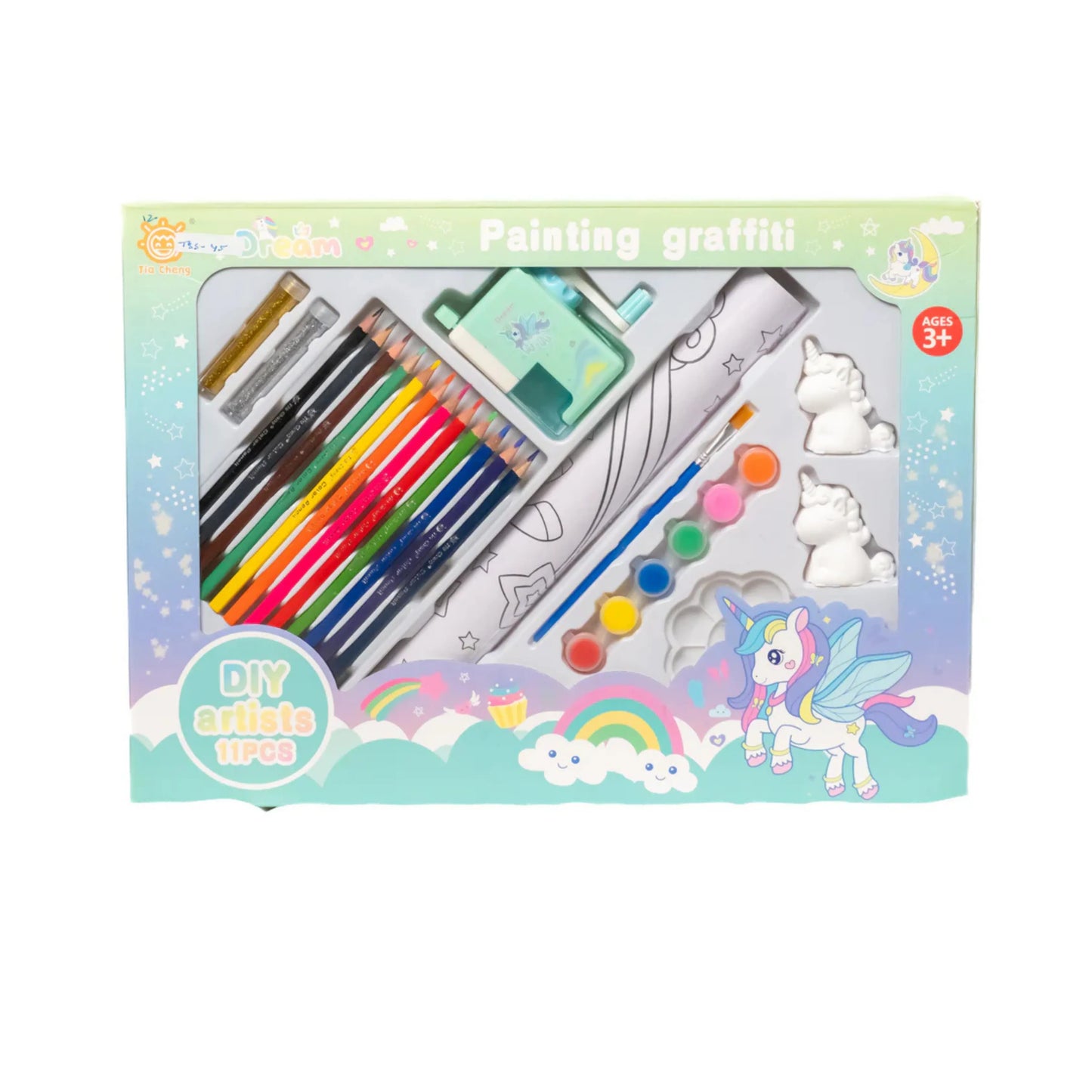 Fun Poster Paint Set with Unicorn Design