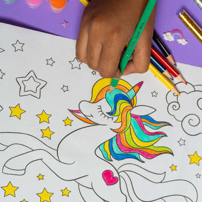 Painting Colour Set for Kids – Magical Unicorn Art Box Set