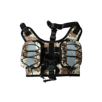 Front view of Reflective Camouflage colour Harness