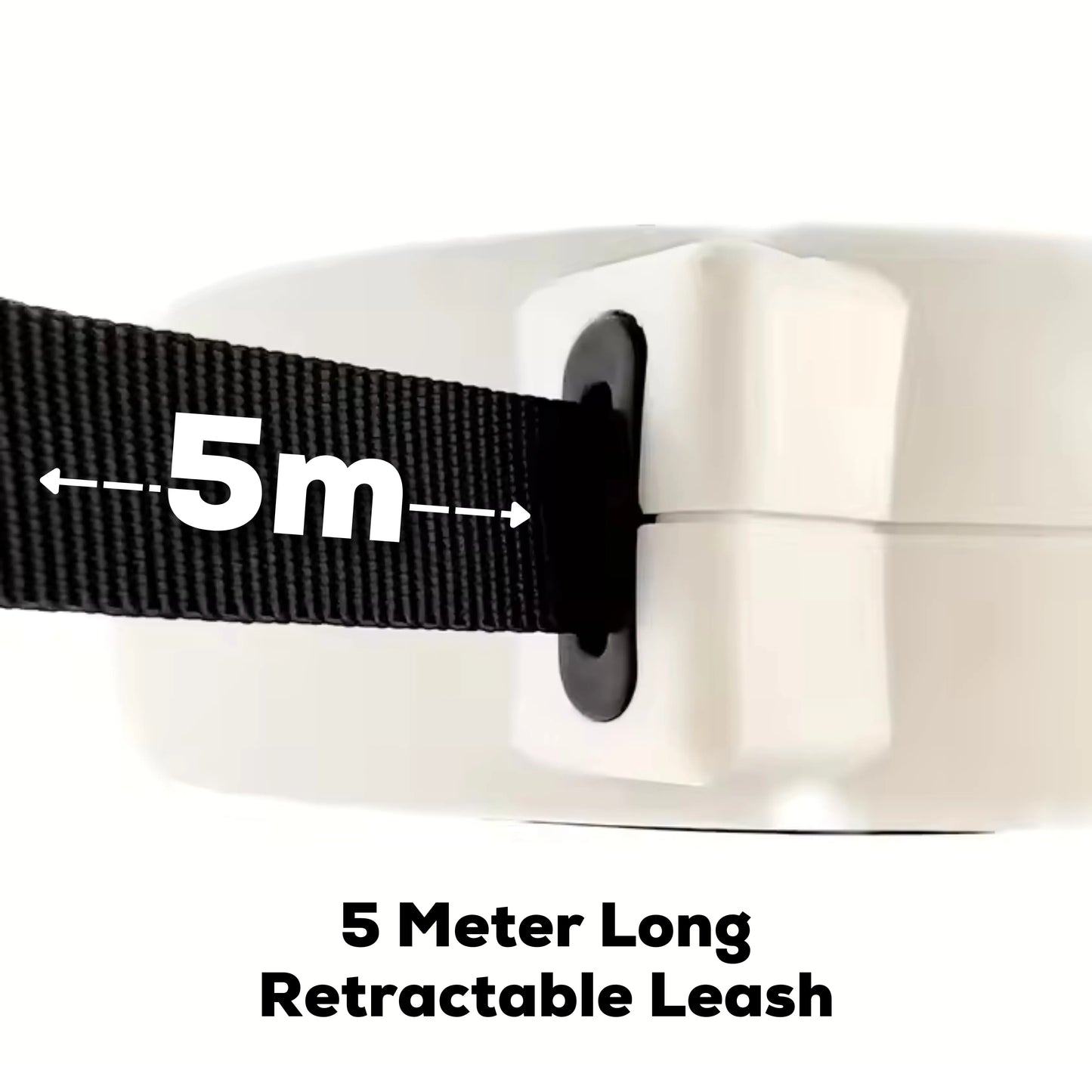 5-meter extendable dog leash for walking
