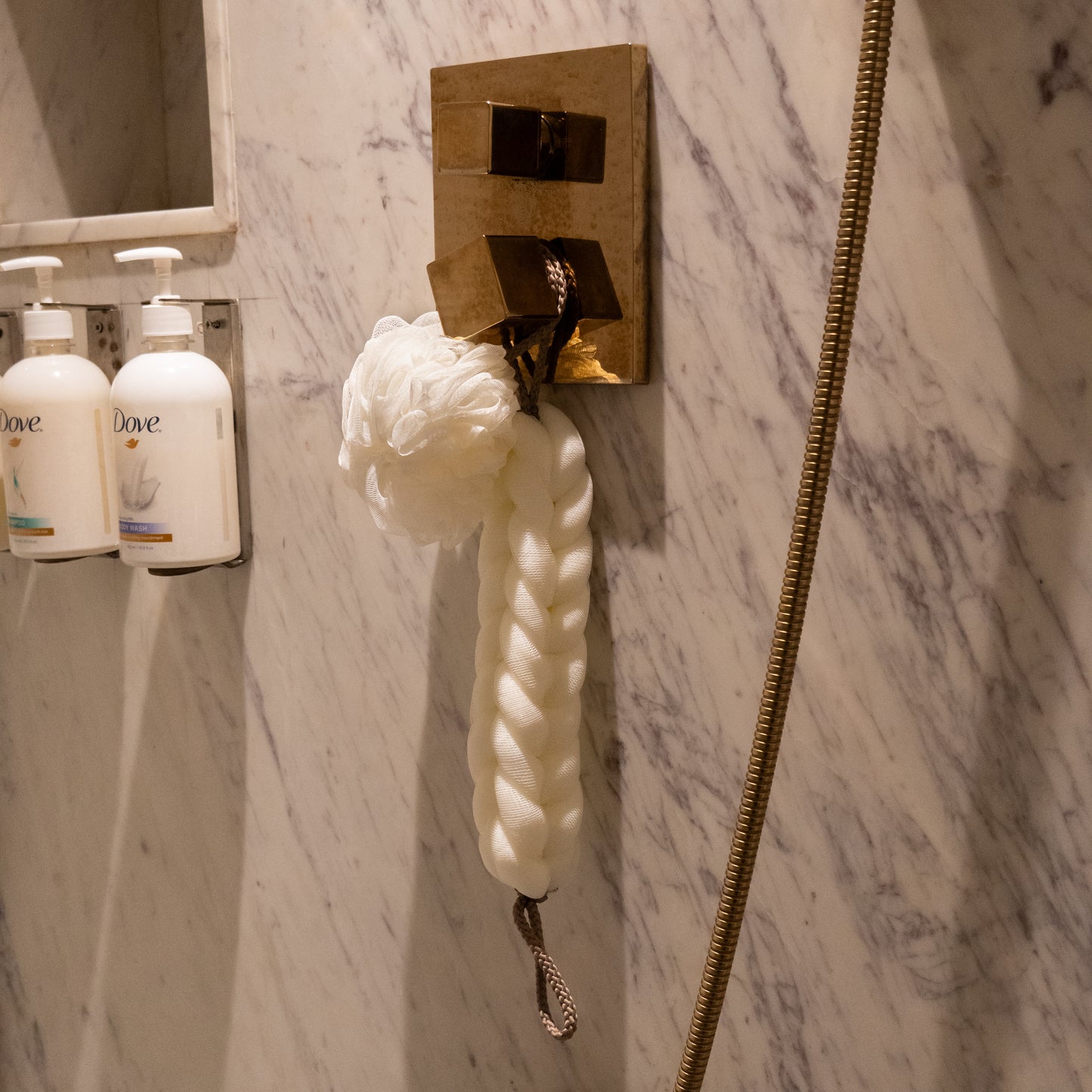 Neutral tone Soothe Luxe bath set designed for a calming and luxurious self-care routine