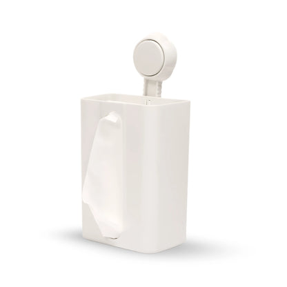 Image of suction tissue box on a white background