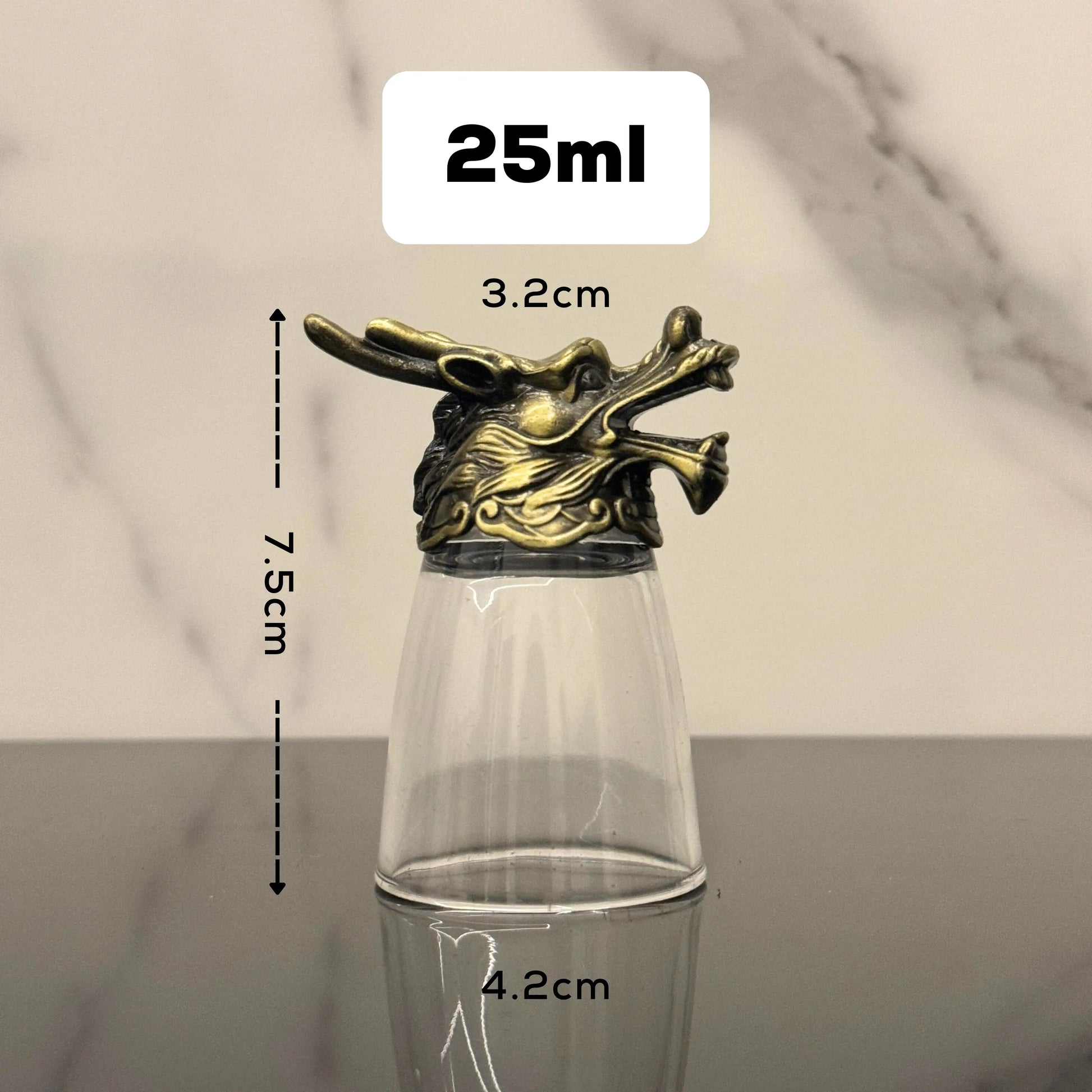 Collectible animal head shot glass set for gifting and bars