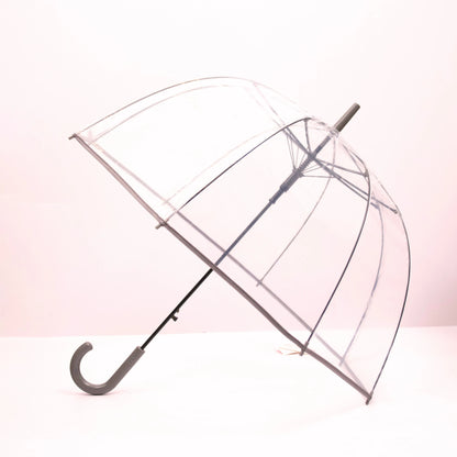 Transparent Umbrella Grey