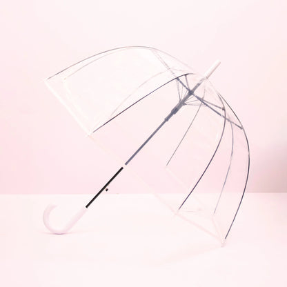 Transparent Umbrella White