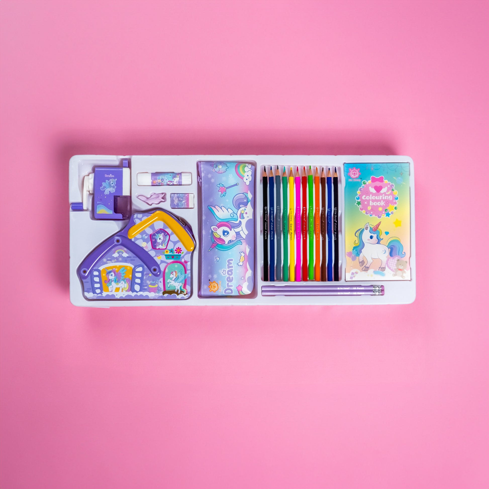 Magical Unicorn-Themed Stationery Box Set – Perfect for Students