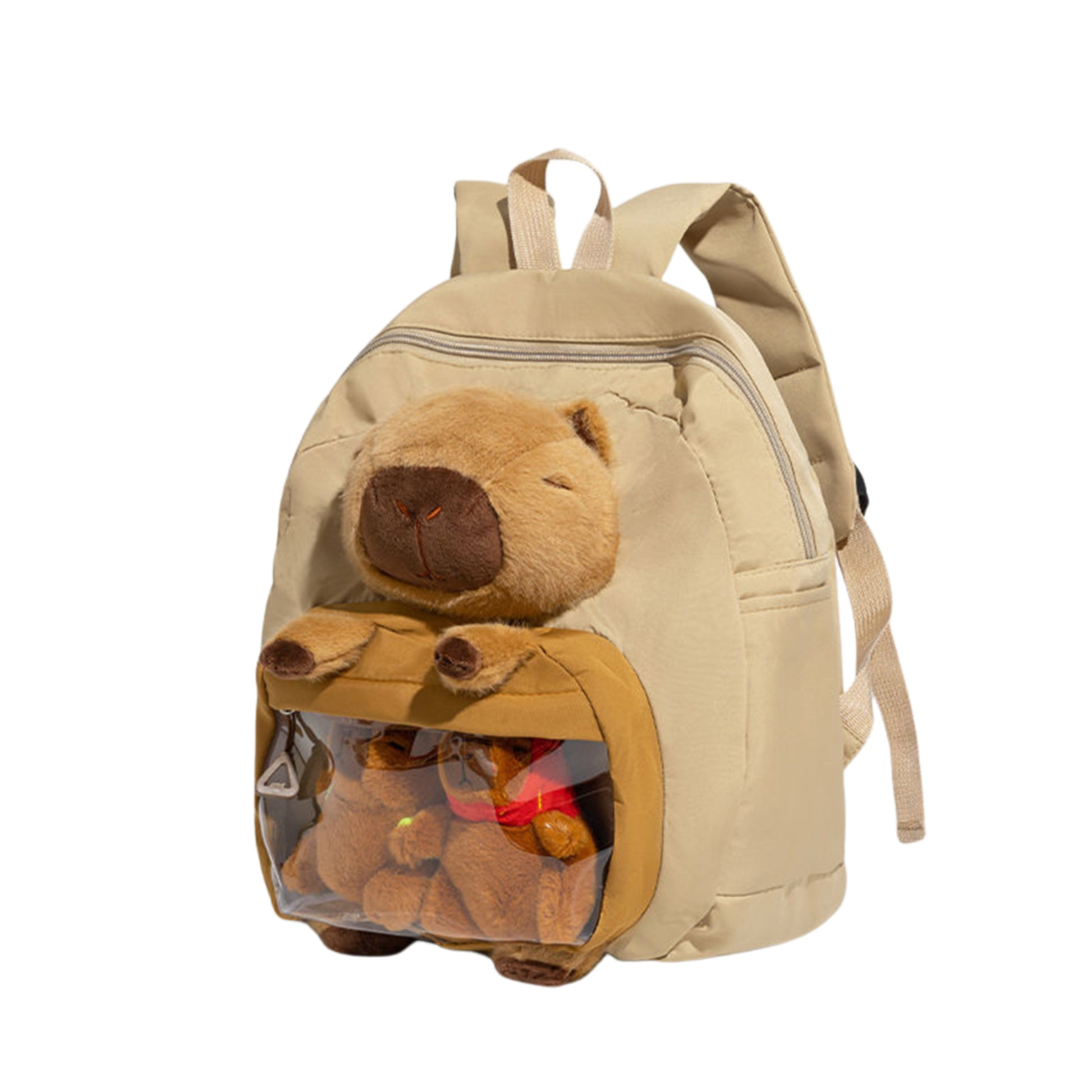 Top plush hands view of the kids bag