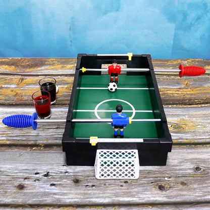 Close-up of the Mini Foosball Table
