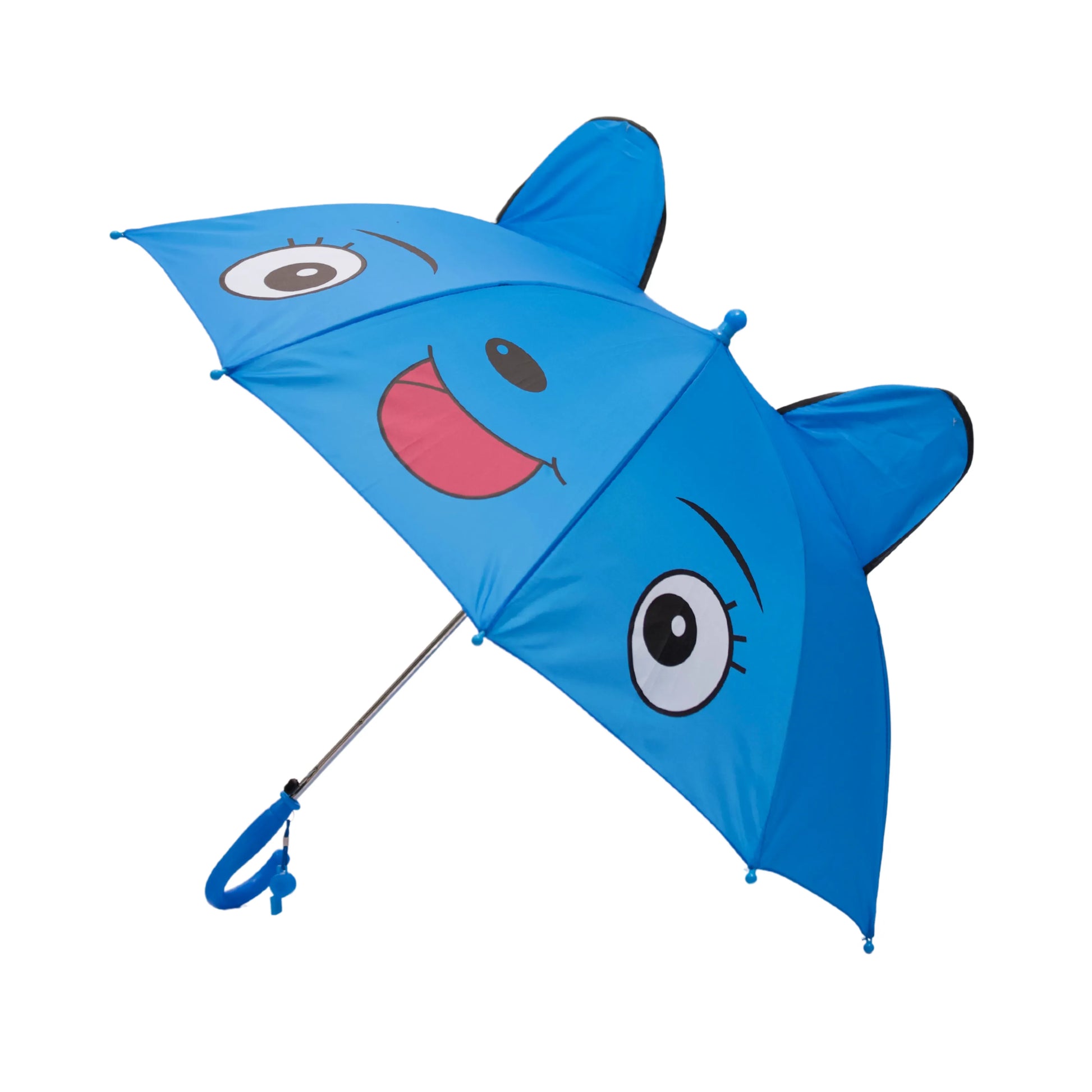 Fun animal-shaped kids blue umbrella