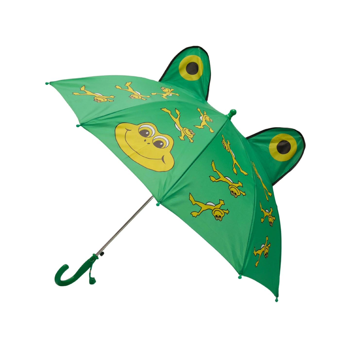 Fun animal-shaped kids dark green umbrella