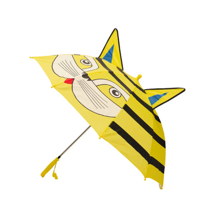 Fun animal-shaped kids yellow umbrella